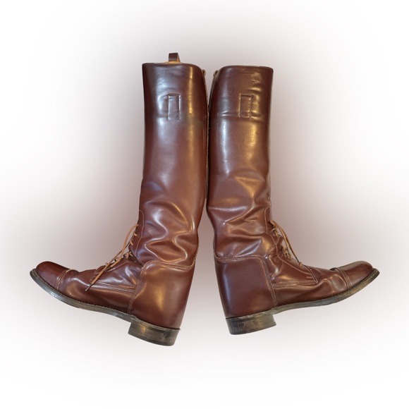 Marlborough Elegant Brown Riding Boots Size 8 - Picture 9 of 11